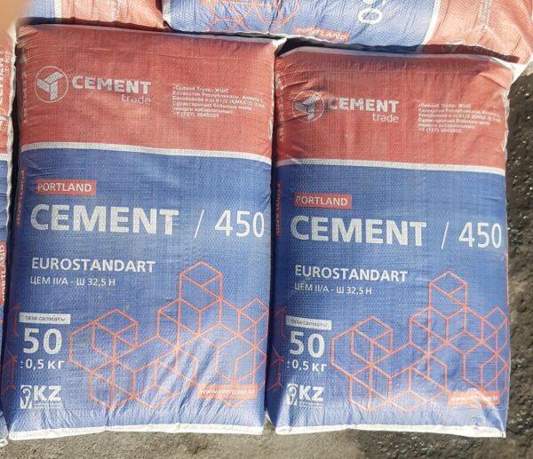 Цемент в мешках 50кг (полипропилен)